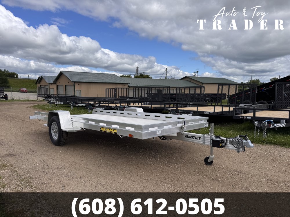 2027 Aluma 7815 Tilt Aluminum Utility Trailer