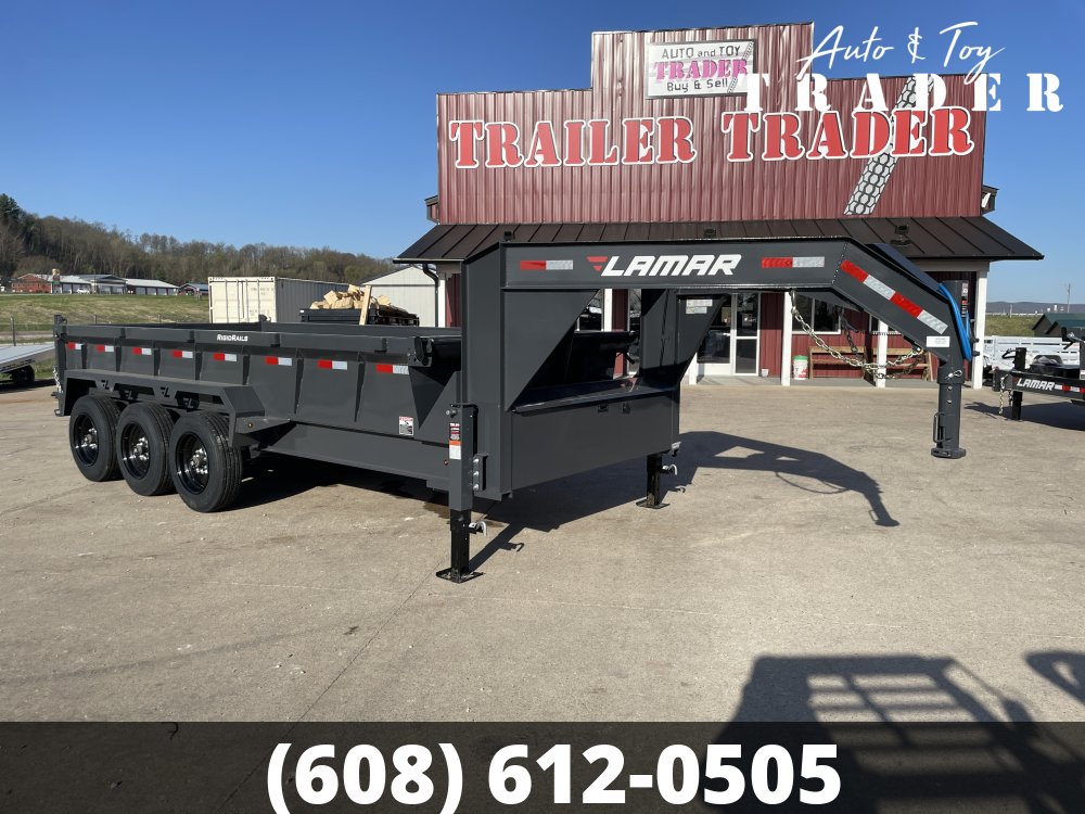 2026 Lamar Trailers 83X16 Gooseneck Dump Trailer