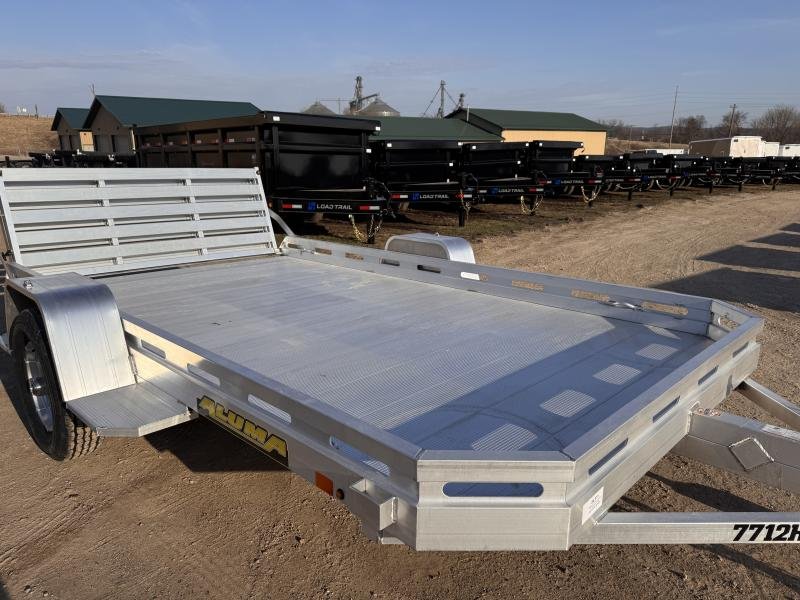 2026 Aluma 7712 H-S-BT Aluminum Utility Trailer