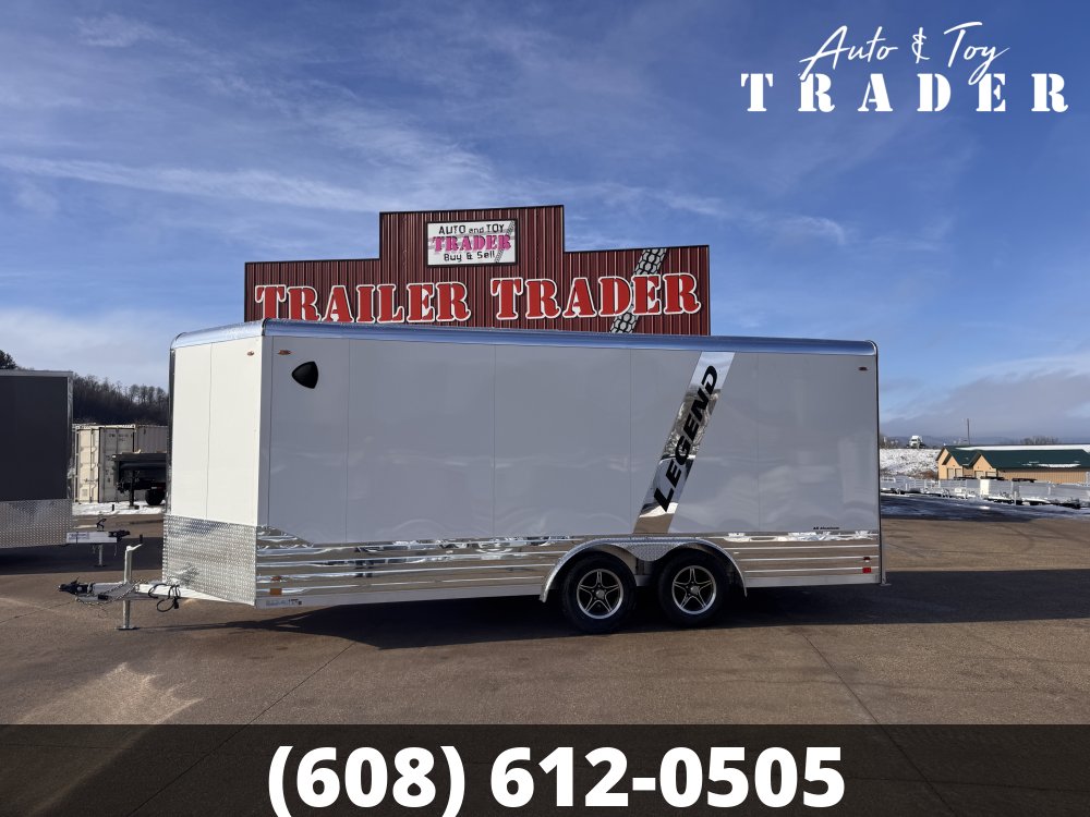 2026 Legend Trailers 8X18 Aluminum DVN Cargo / Enclosed Trailer