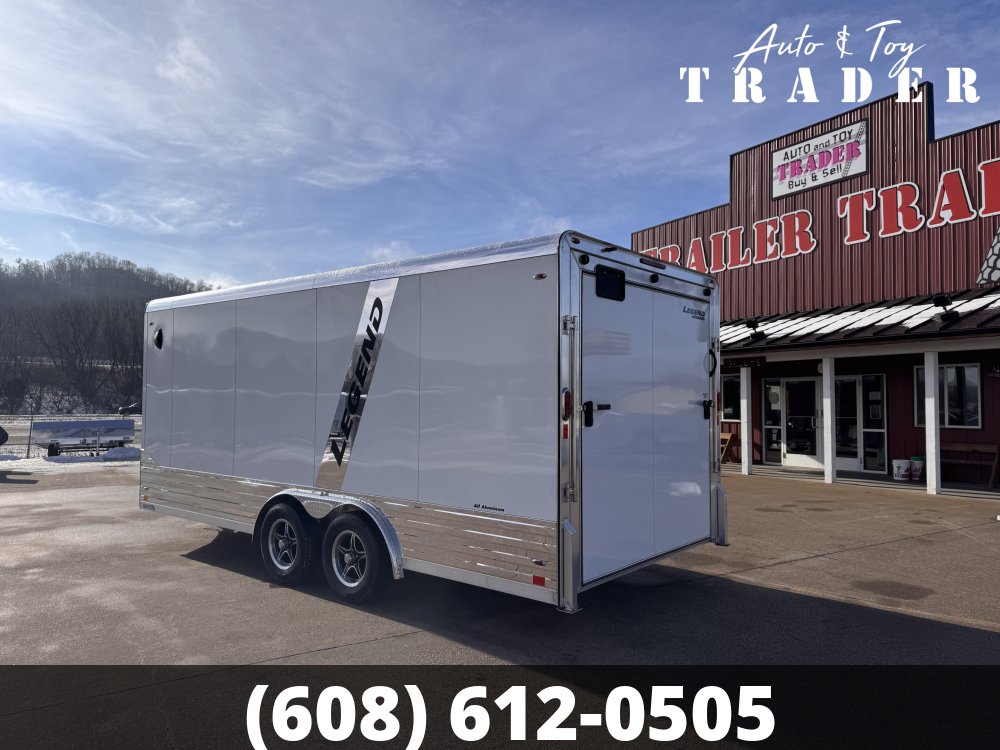 2026 Legend Trailers 8X18 Aluminum DVN Cargo / Enclosed Trailer