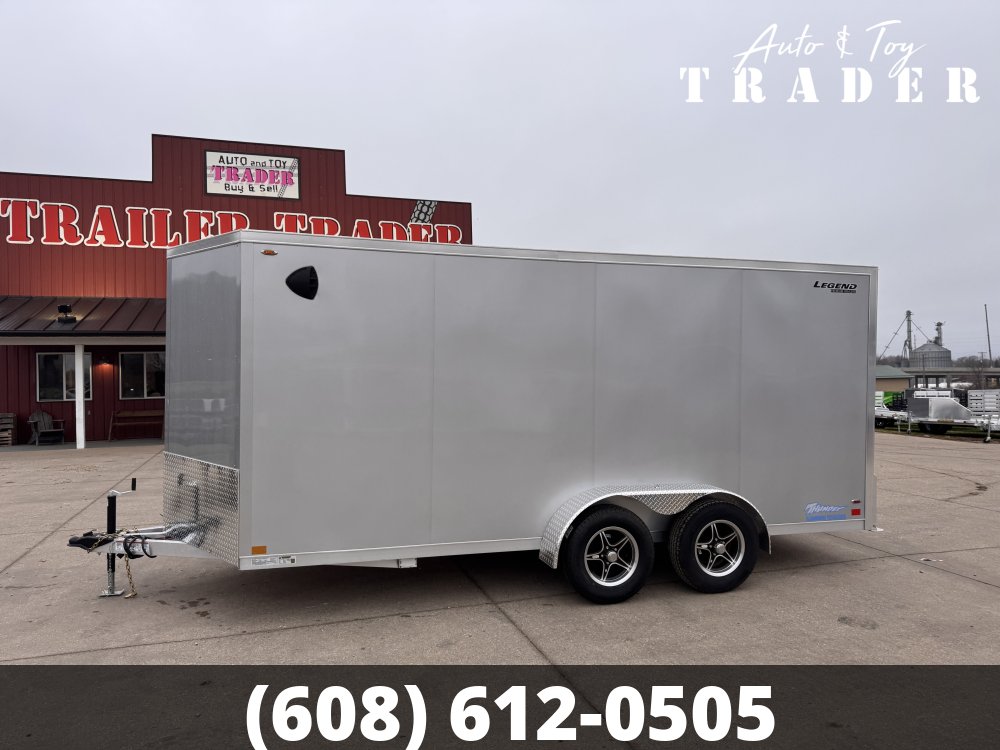 2026 Legend Trailers 7X16 Aluminum Thunder Cargo / Enclosed Trailer