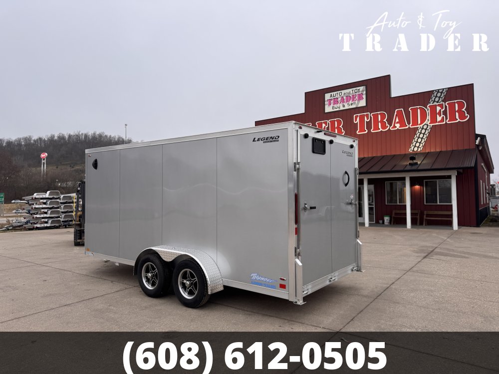 2026 Legend Trailers 7X16 Aluminum Thunder Cargo / Enclosed Trailer