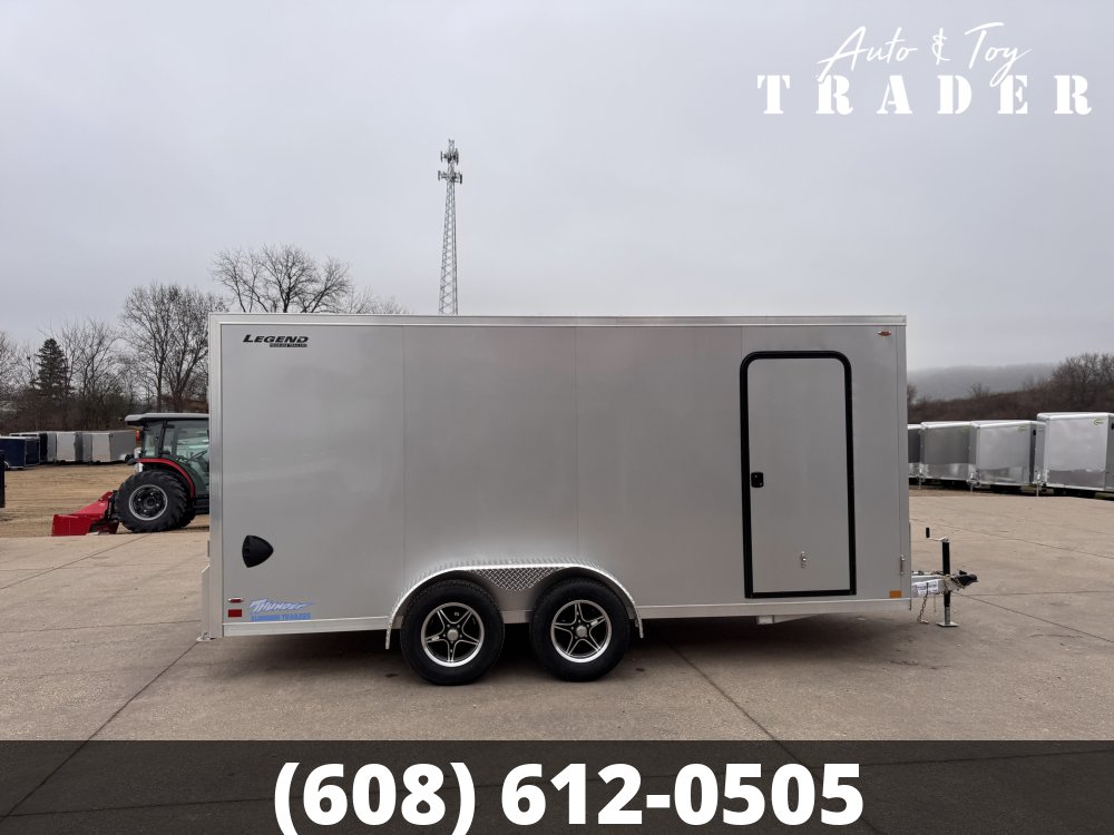 2026 Legend Trailers 7X16 Aluminum Thunder Cargo / Enclosed Trailer