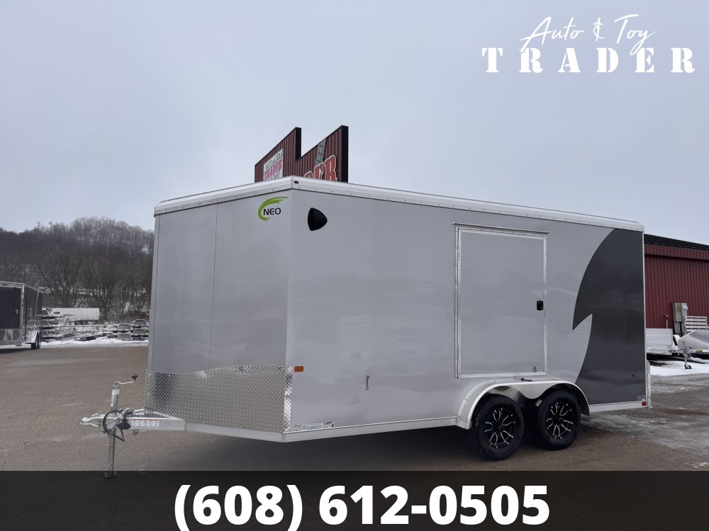 2026 NEO Trailers 7.5X16 Aluminum NAMR Cargo / Enclosed Trailer