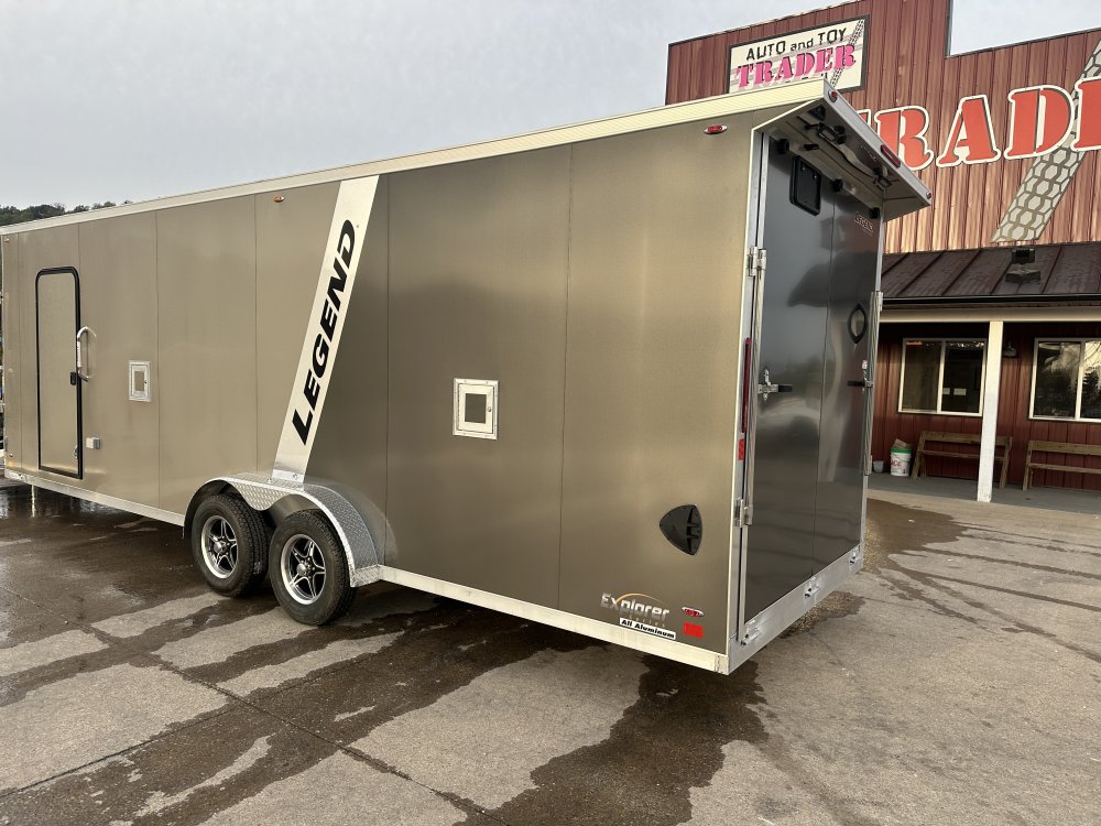 2026 Legend 7.5X29 Aluminum Explorer Snowmobile Trailer