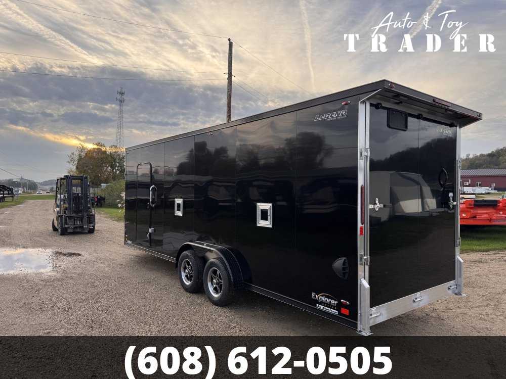 2026 Legend 7.5X27 Aluminum Explorer Snowmobile Trailer