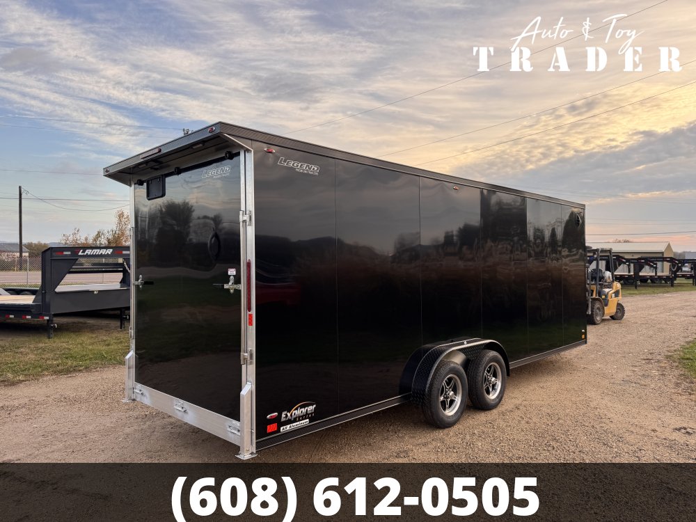 2026 Legend 7.5X27 Aluminum Explorer Snowmobile Trailer