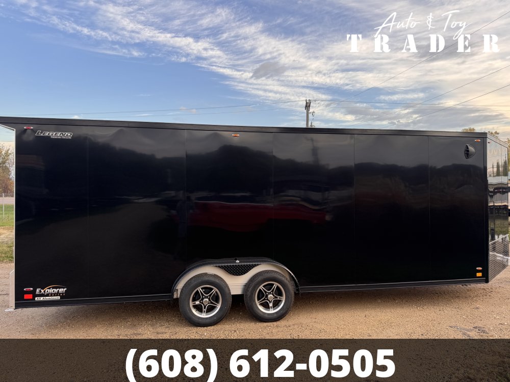 2026 Legend 7.5X27 Aluminum Explorer Snowmobile Trailer