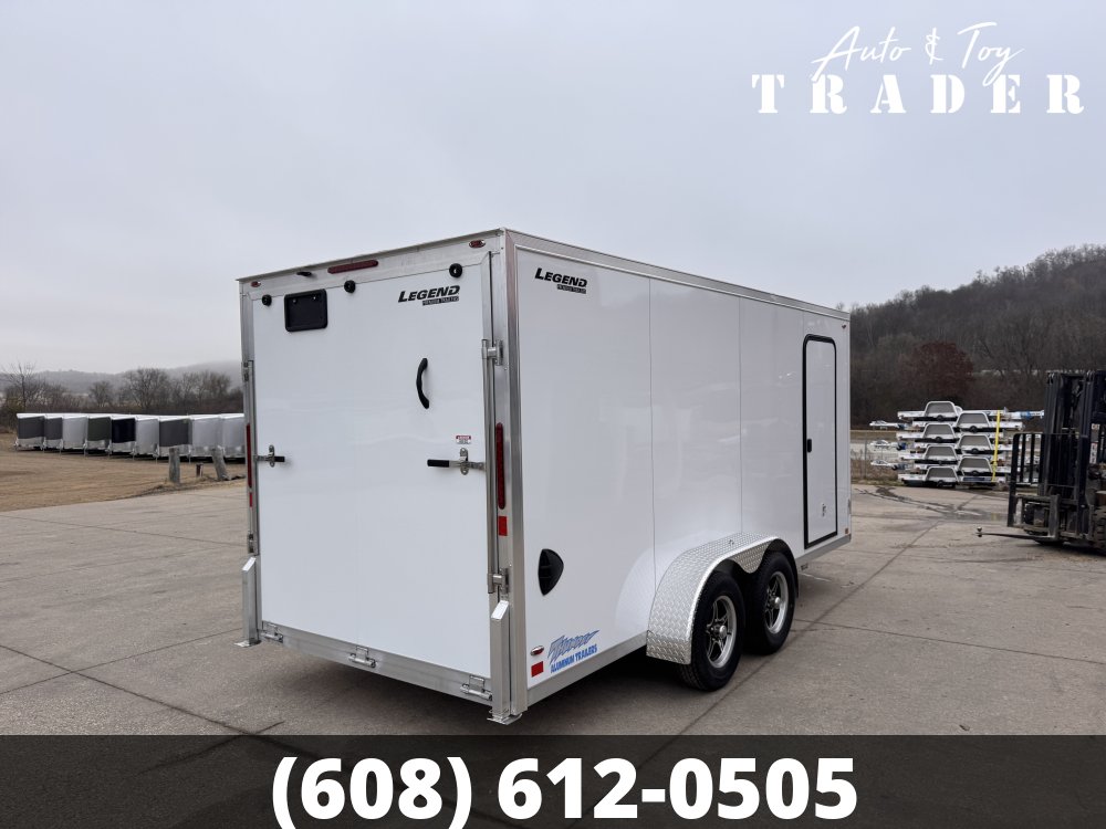 2026 Legend Trailers 7X16 Aluminum Thunder Cargo / Enclosed Trailer