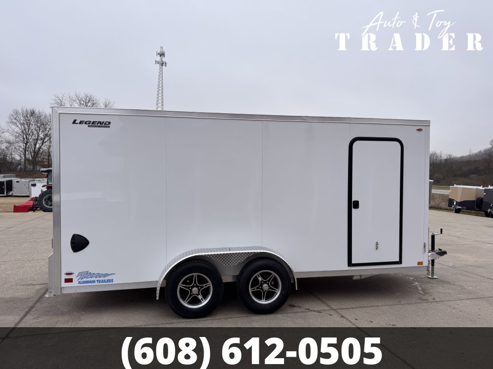 2026 Legend Trailers 7X16 Aluminum Thunder Cargo / Enclosed Trailer