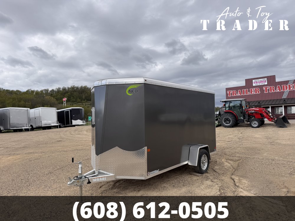 2026 NEO Trailers 6X12 Aluminum NAV Cargo / Enclosed Trailer