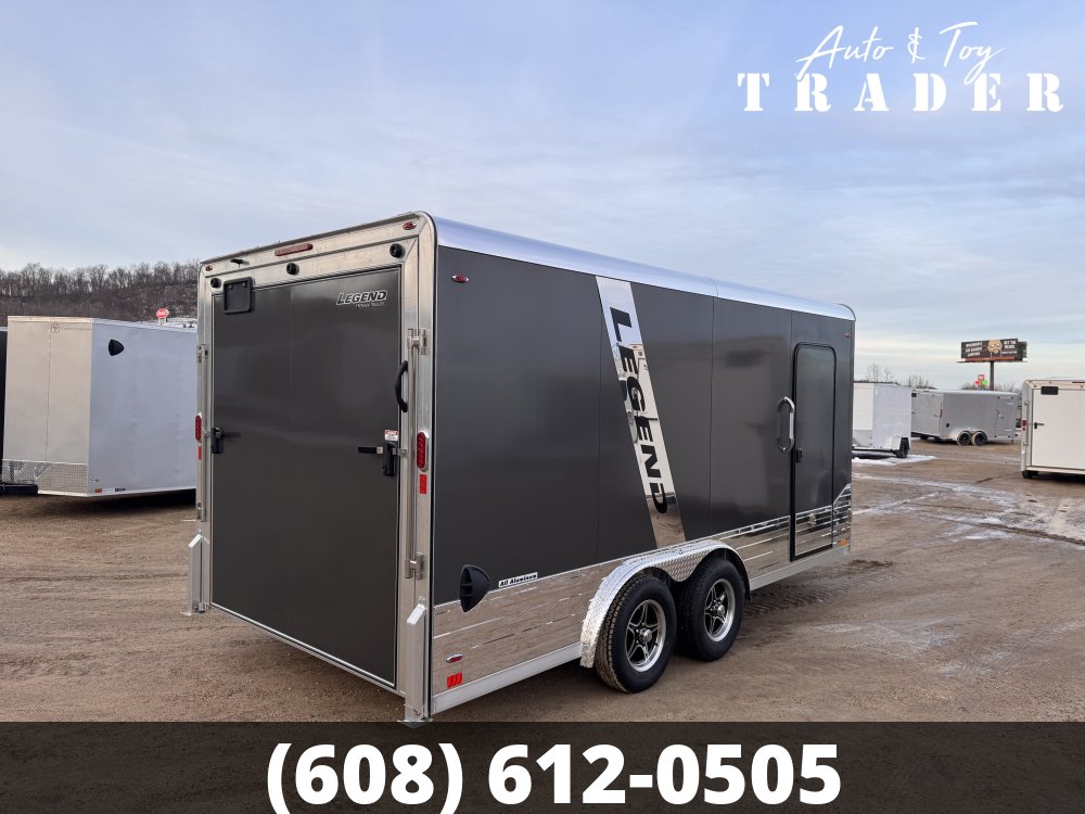 2026 Legend Trailers 8X16 Aluminum DVN Cargo / Enclosed Trailer
