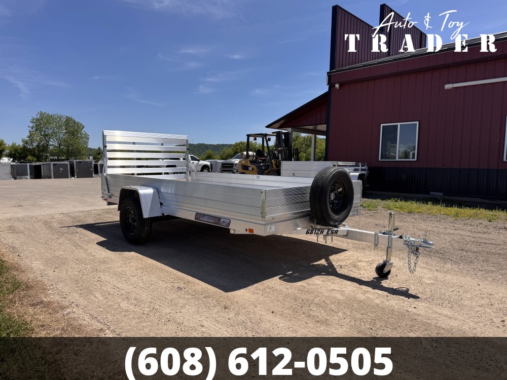 2027 Aluma 6812H-ESA-S-TG Aluminum Utility Trailer