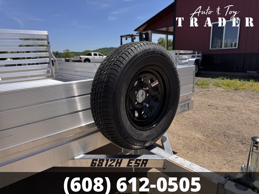 2027 Aluma 6812H-ESA-S-TG Aluminum Utility Trailer
