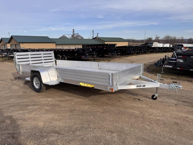 2026 Aluma 8115 S-R-BT-SR Aluminum Utility Trailer