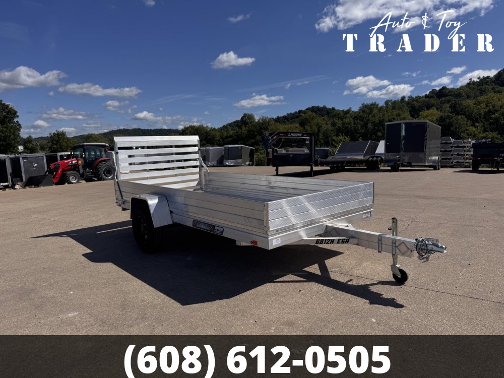 2027 Aluma 6812H-ESA-S-TG Aluminum Utility Trailer