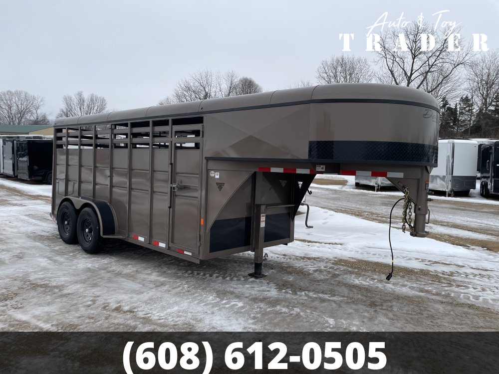 2026 Delta Manufacturing 6X16 Stock Trailer