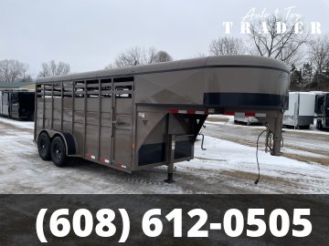 2026 Delta Manufacturing 6X16 Stock Trailer