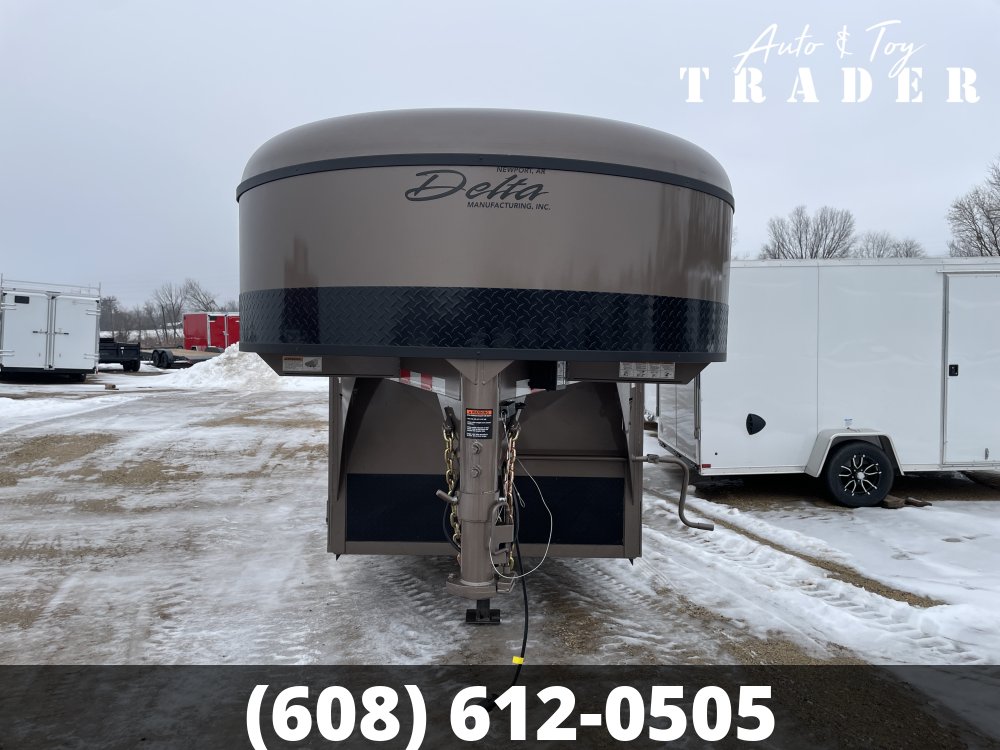 2026 Delta Manufacturing 6X16 Stock Trailer