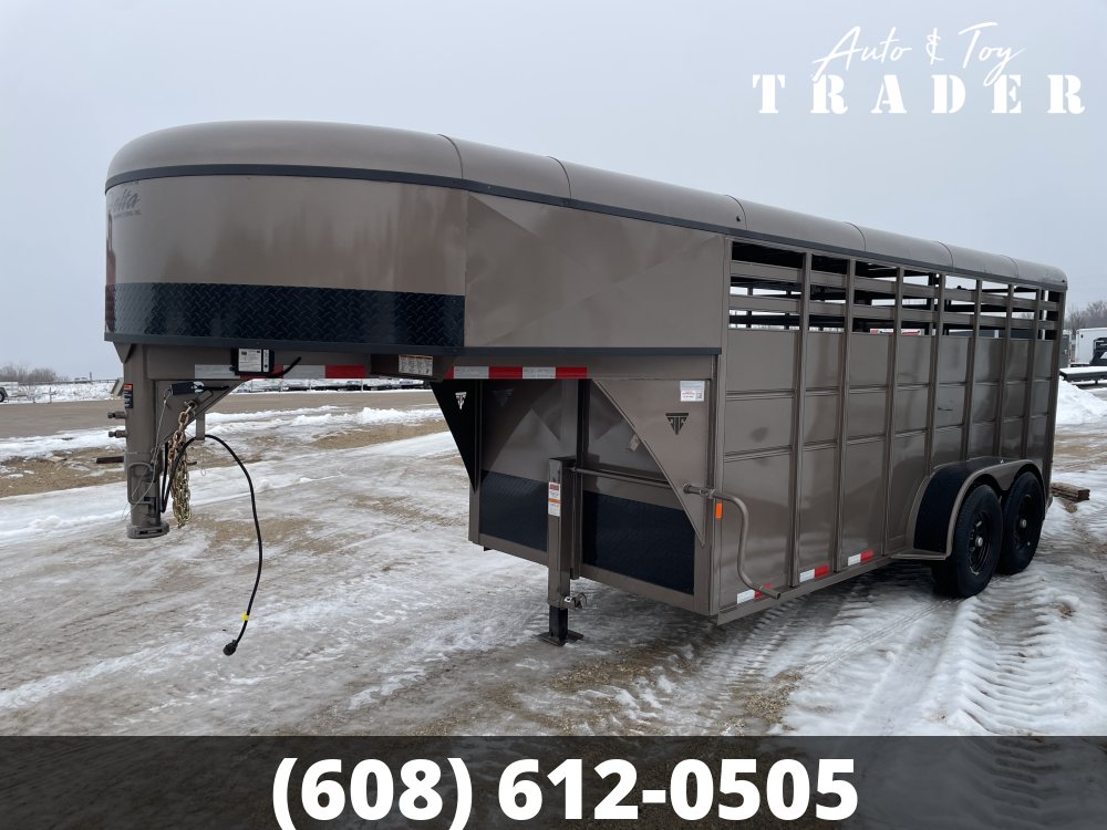 2026 Delta Manufacturing 6X16 Stock Trailer