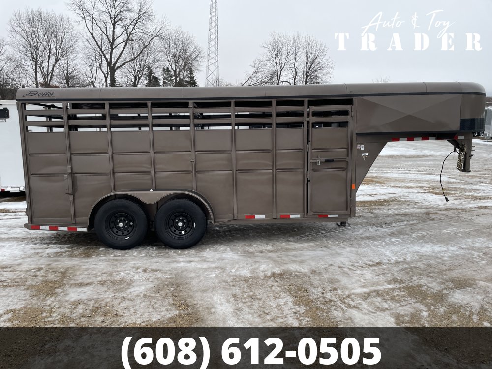 2026 Delta Manufacturing 6X16 Stock Trailer