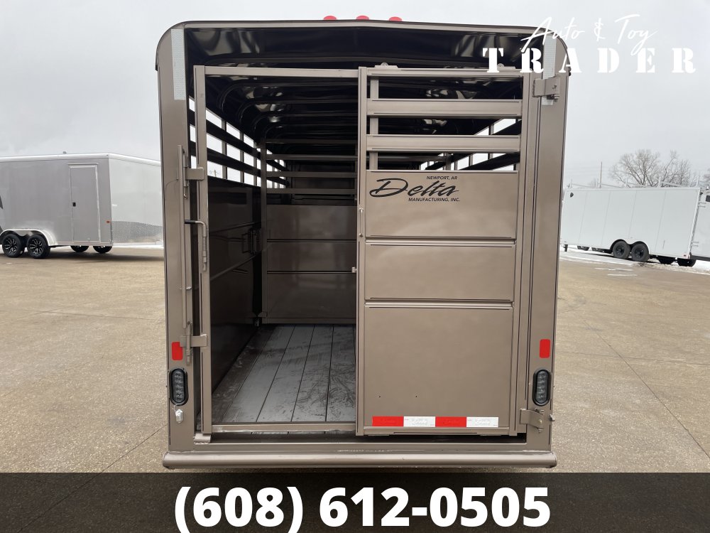 2026 Delta Manufacturing 6X16 Stock Trailer