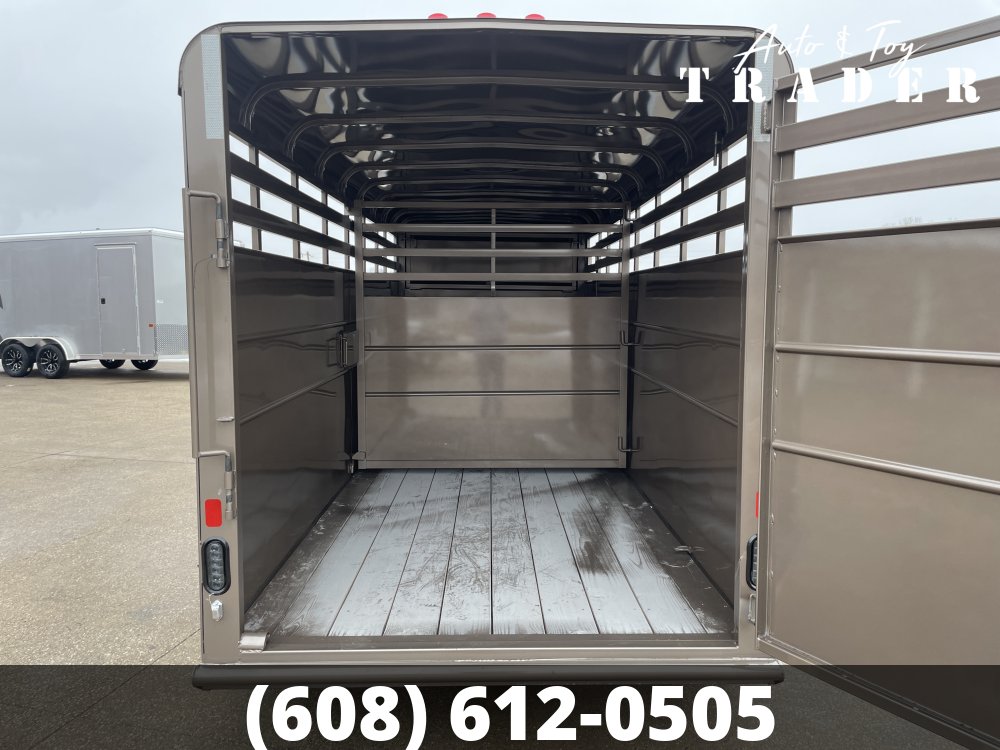 2026 Delta Manufacturing 6X16 Stock Trailer