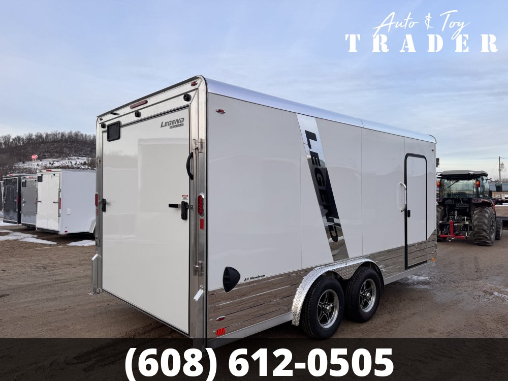 2026 Legend Trailers 8X16 Aluminum DVN Cargo / Enclosed Trailer