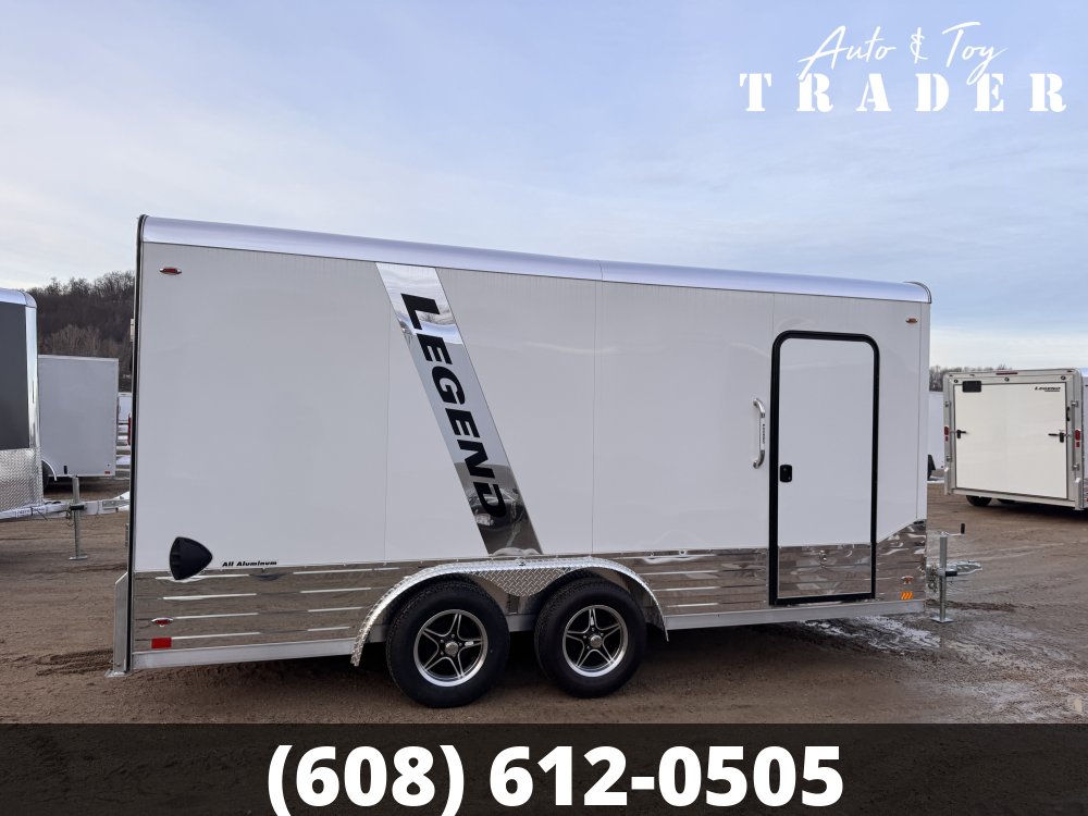 2026 Legend Trailers 8X16 Aluminum DVN Cargo / Enclosed Trailer