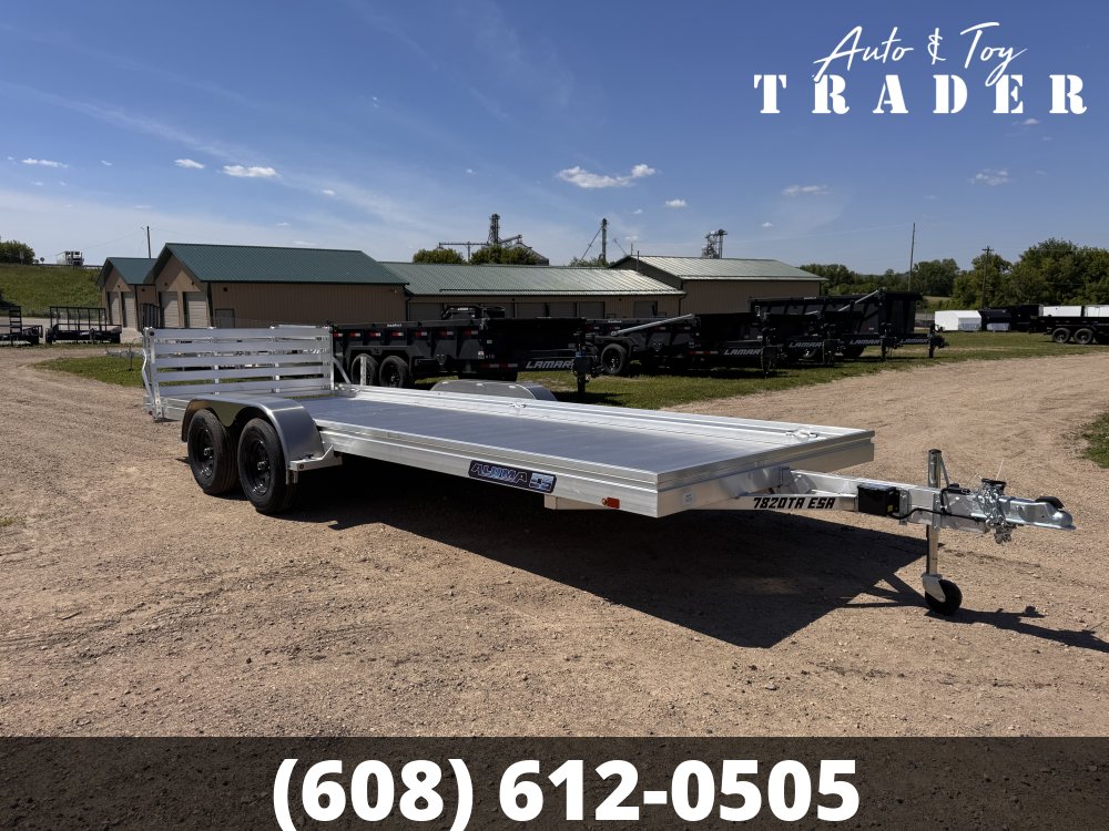 2027 Aluma 7820 ESA-TA-EL-BT Aluminum Utility Trailer