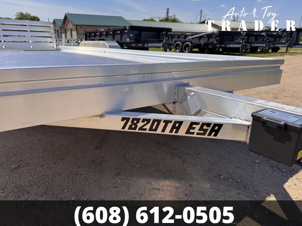 2027 Aluma 7820 ESA-TA-EL-BT Aluminum Utility Trailer