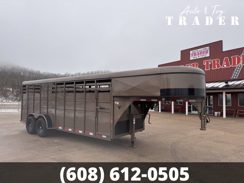 2026 Delta Manufacturing 6X20 Stock Trailer