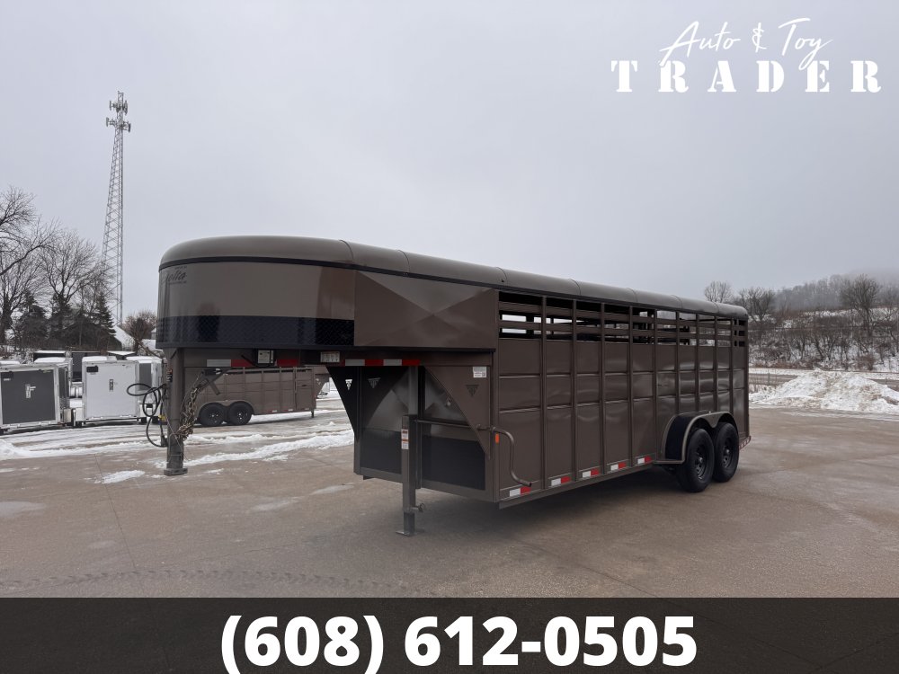 2026 Delta Manufacturing 6X20 Stock Trailer