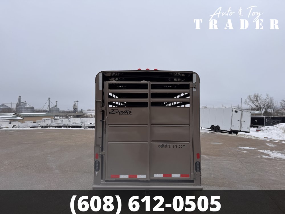 2026 Delta Manufacturing 6X20 Stock Trailer