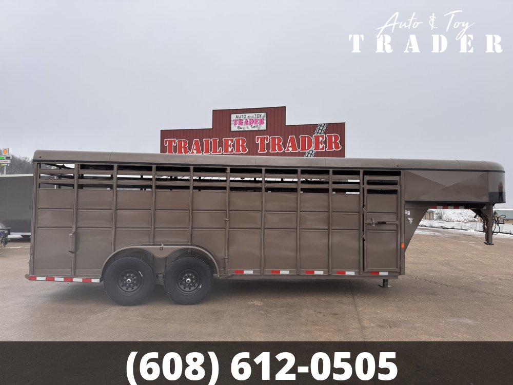 2026 Delta Manufacturing 6X20 Stock Trailer