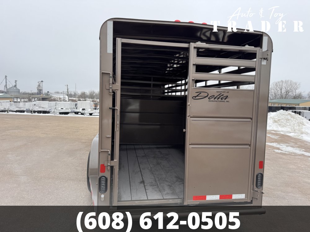 2026 Delta Manufacturing 6X20 Stock Trailer