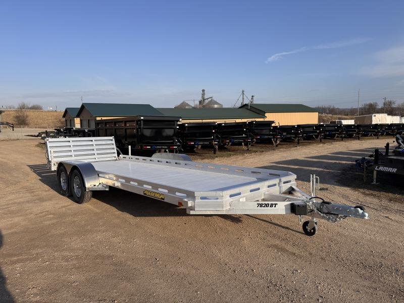 2026 Aluma 7820 TA-EL-BT-RTD Aluminum Utility Trailer