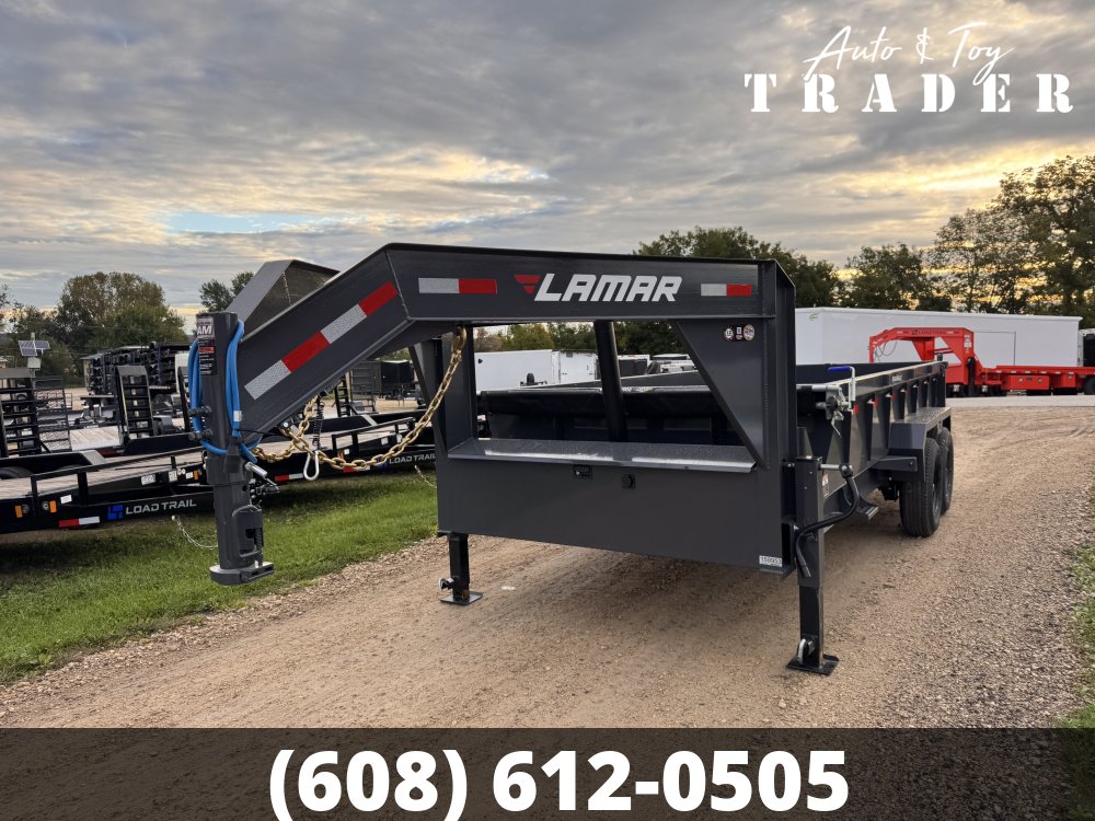 2027 Lamar Trailers 83X16 Gooseneck Dump Trailer