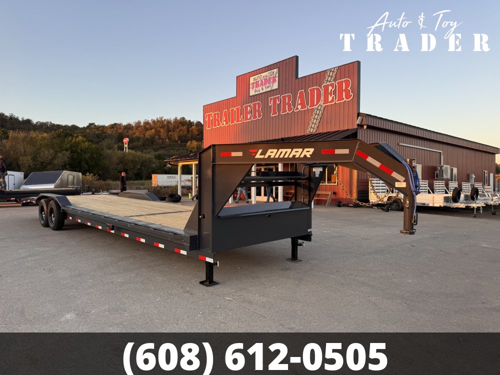 2027 Lamar Trailers 102X32 Gooseneck Car Hauler Trailer