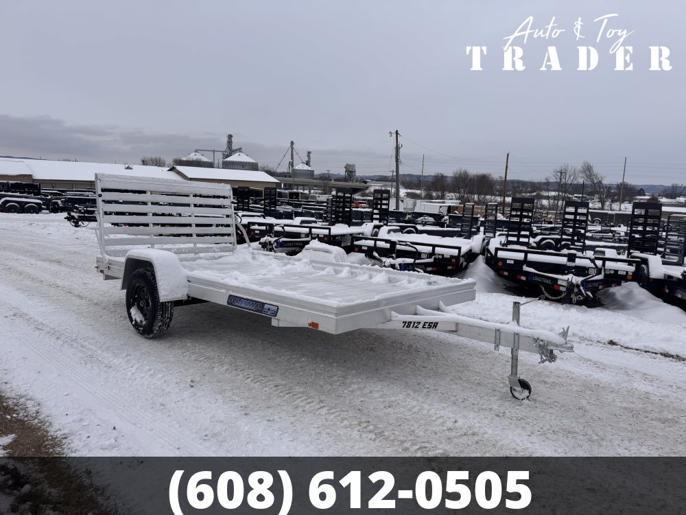 2027 Aluma 7812ESA-S-TG Aluminum Utility Trailer
