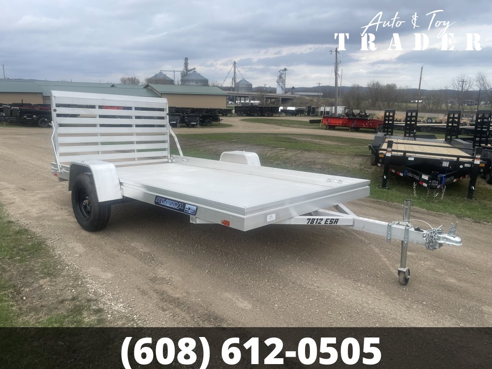 2027 Aluma 7812ESA-S-TG Aluminum Utility Trailer