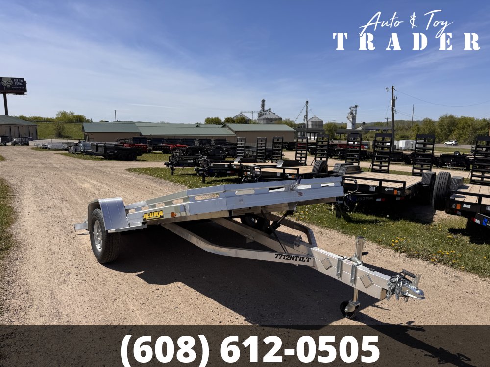 2027 Aluma 7712H Tilt Aluminum Utility Trailer