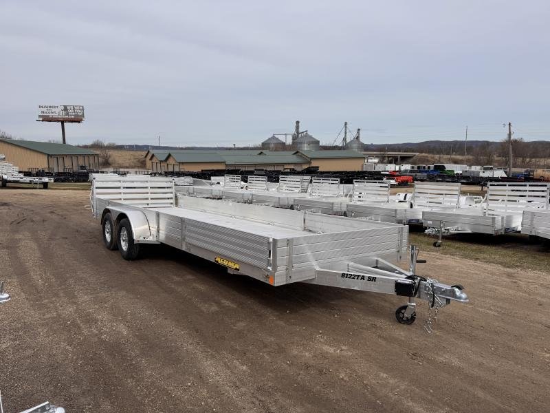2026 Aluma 8122 TA-EL-R-BT-SR Aluminum Utility Trailer