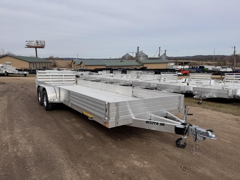 2026 Aluma 8122 TA-EL-R-BT-SR Aluminum Utility Trailer