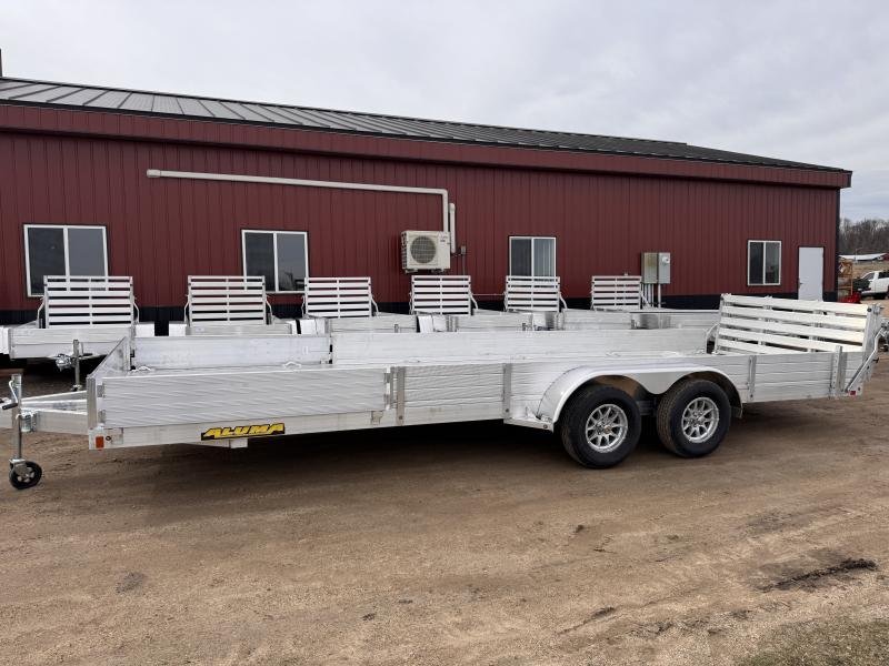 2026 Aluma 8122 TA-EL-R-BT-SR Aluminum Utility Trailer