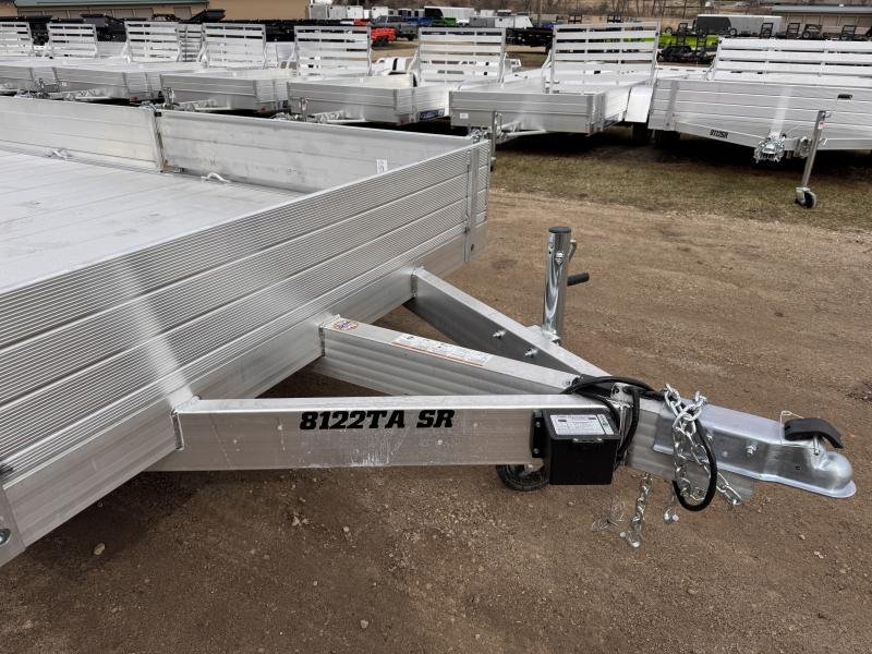2026 Aluma 8122 TA-EL-R-BT-SR Aluminum Utility Trailer
