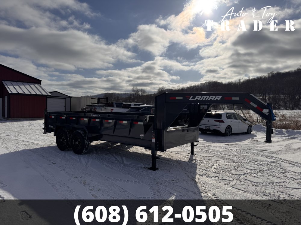 2026 Lamar Trailers 83X16 Gooseneck Dump Trailer