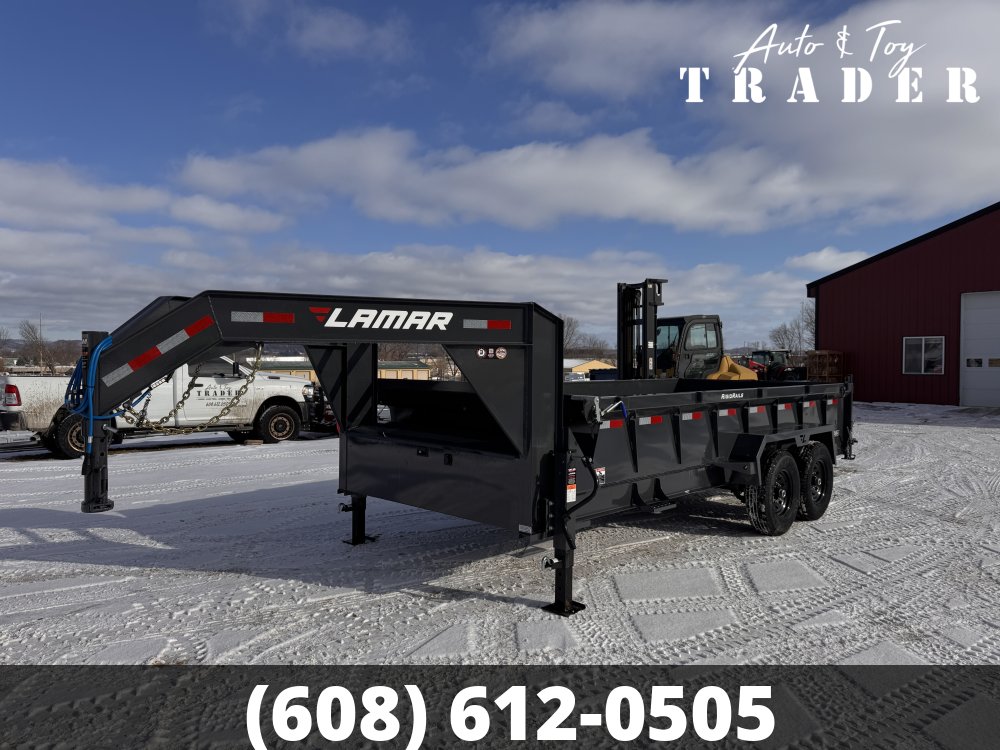 2026 Lamar Trailers 83X16 Gooseneck Dump Trailer