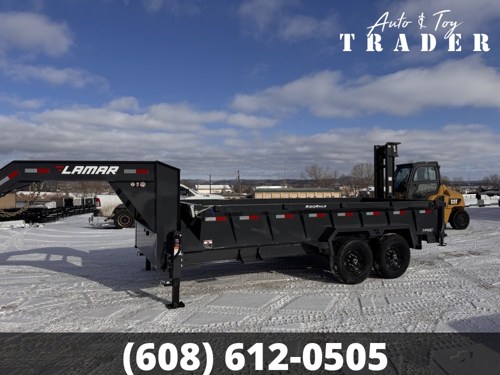 2026 Lamar Trailers 83X16 Gooseneck Dump Trailer